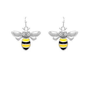 Bumble Bee Drop Earrings